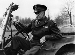 Eisenhower in jeep